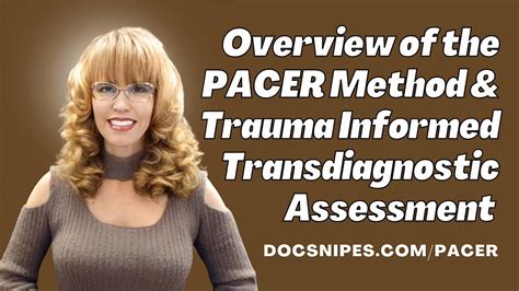 Pacer Method And Trauma Informed Transdiagnostic Assessment Continuing Education Best Anxiety