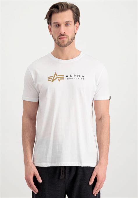 Black Friday Alpha Industries Kurzarmshirt Alpha Label T BAUR