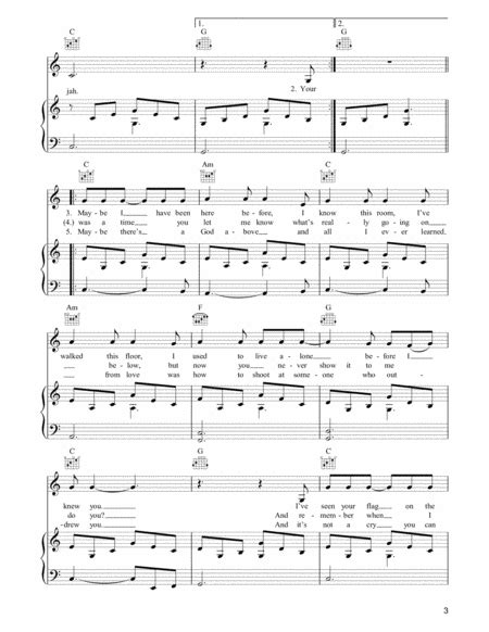 Hallelujah By Rufus Wainwright Piano Vocal Guitar Digital Sheet