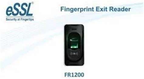 Essl Fr Mf Fingerprint Exit Reader Biometric System At