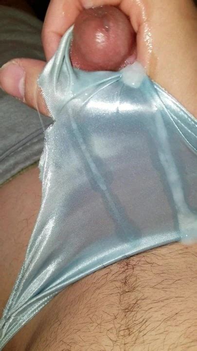 Cumming Through A Vintage Satin Thong For The Last Time Gay Porn