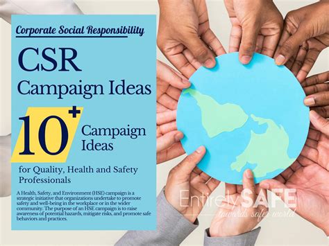 Corporate Social Responsibility CSR Campaign Ideas Includes Real