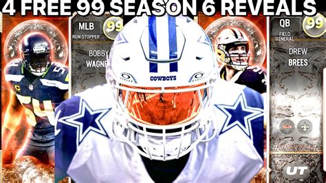 4 FREE 99 OVR PLAYERS SEASON 6 REVEALS DREW BREESAND REWARDS MADDEN 24