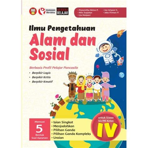 Jual Buku Ilmu Pengetahuan Alam Dan Sosial Ipas Sd Mi Kelas Iv 4 Kurikulum Merdeka Lolos