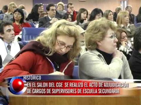 Acto de adjudicación de cargos de supervisores de escuelas secundarias