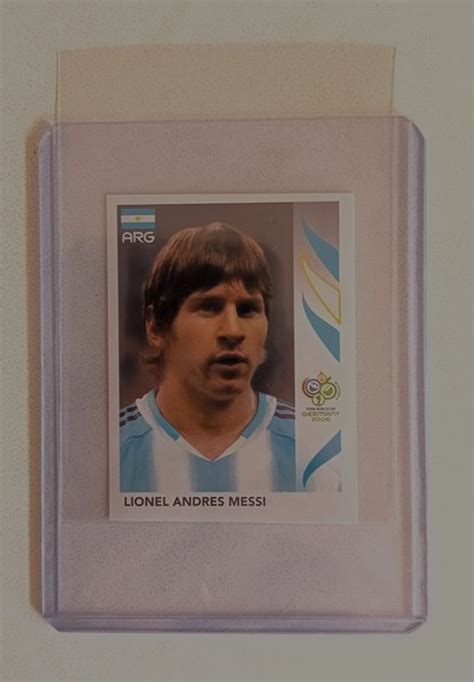 Panini Germany World Cup Lionel Messi Wc Rookie