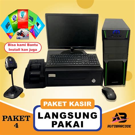 Jual Paket Paket Mesin Kasir Komputer Full Set Komplit Langsung