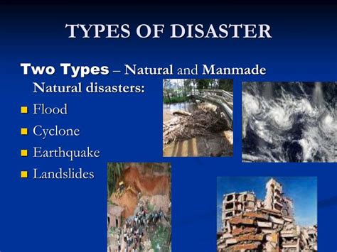 6 Types Of Natural Disasters