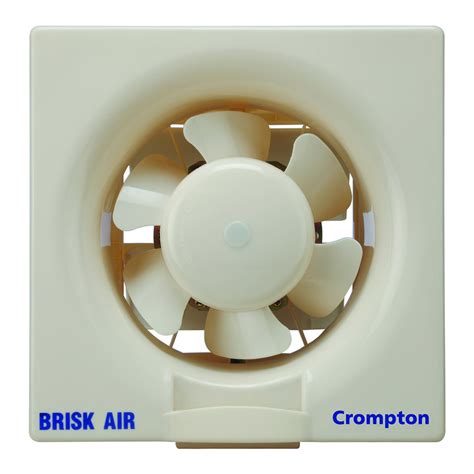 Crompton Brisk Air 10 250 Mm Ivory Plastic Ventillation Exhaust Fans