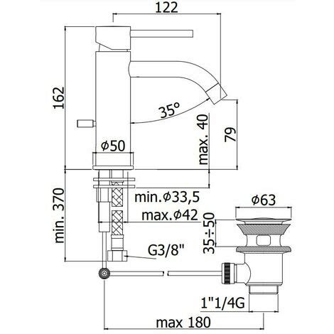 Waschtischbatterie Mit Clic Clac 11 4G Ablaufgarnitur Paffoni Light