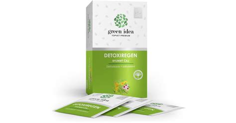 Green Idea Topvet Premium Detoxiregen bylinný čaj pro podporu