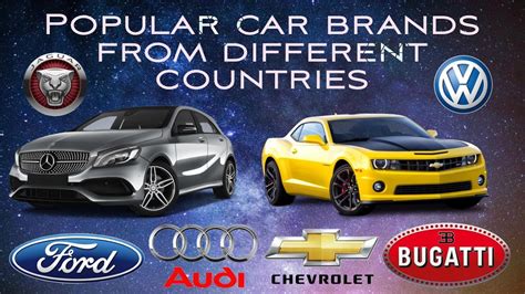 Popular Car Brands From Different Countries Car Listdata World