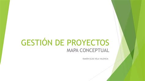 Mapa Conceptual Gerencia De Proyectos Ppt