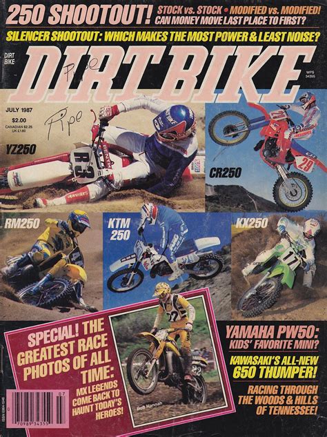 7 1987 July Dirt Bike Dirt Bike Magazine Tony Blazier Flickr