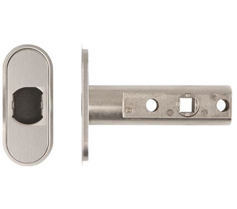 Excel AM60 Magnetic Tubular Mortice Latch Satin Stainless Steel