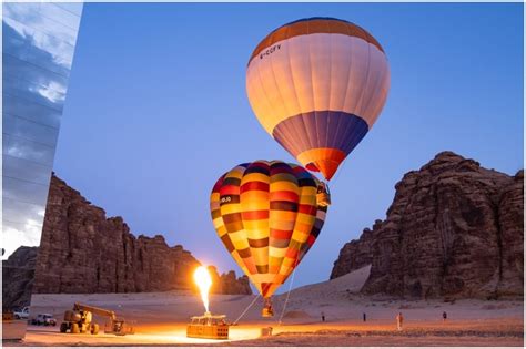 Go Up Up And Away In AlUlas Iconic Hot Air Balloon Flights