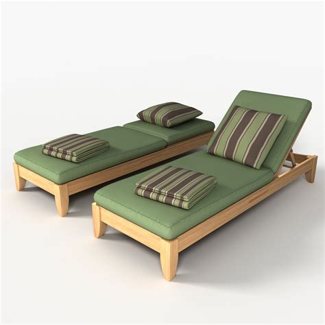 patio furniture set 1 3d model