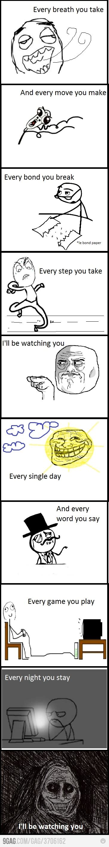 Clasic Sting Rage Comic Style Make A Girl Laugh I Love To Laugh Make