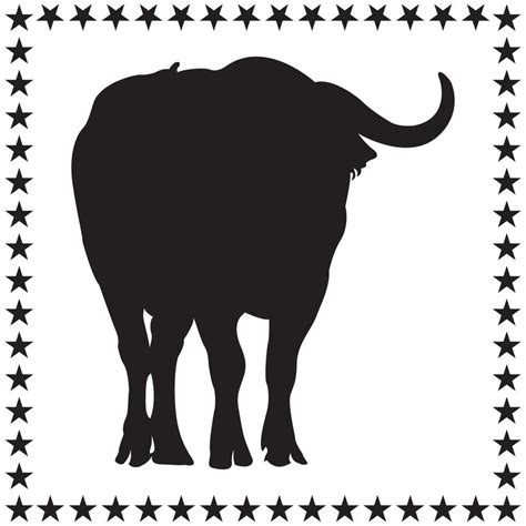 Buffalo Silhouette illustration, Buffalo Silhouette, Buffalo Silhouette ...