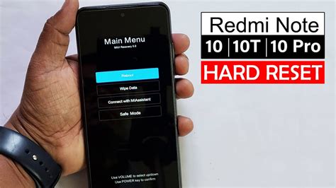 Redmi Note 10 10T 10 Pro Max Hard Reset Forgot Password Factory Reset