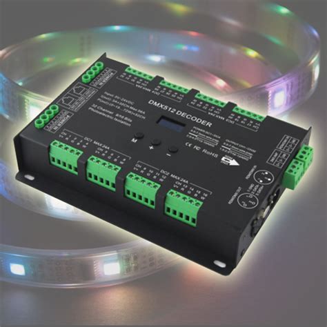 Contr Leurs Dmx Pour Ruban Leds Rgb Multicolores