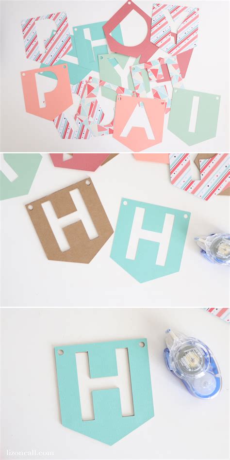 DIY Birthday Banner with Cricut