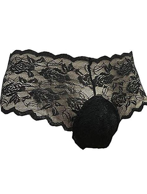 Buy Sissy Pouch Panties Men S Silky Lace Bikini Briefs G String