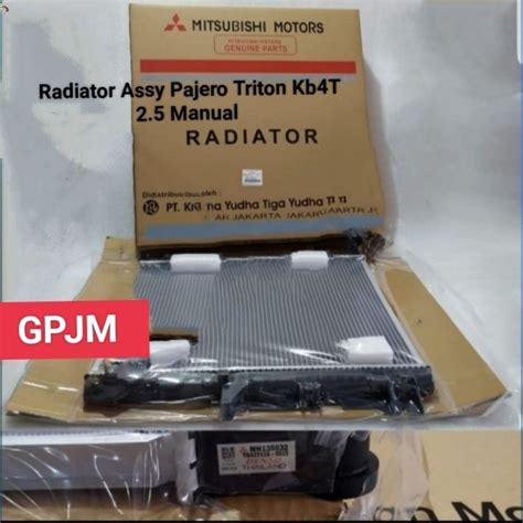 Jual Radiator Assy Mitsubishi Pajero Sport Triton Kb T Manual