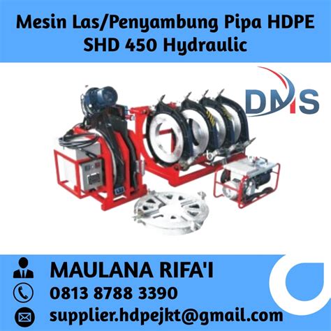 Jual Alat Penyambung Pipa Hdpe Mesin Shd Mm Hydraulic Shopee