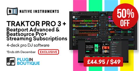 Save 50 On Traktor Pro 3 3 Months Beatport Streaming Advanced