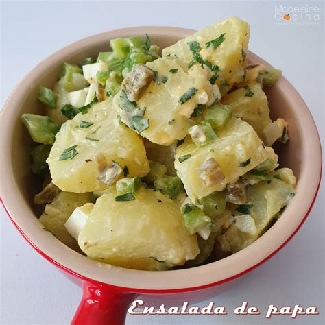 Ensalada De Papa Madeleine Cocina