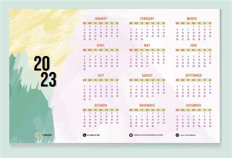 Desk calendar 2023 or monthly and weekly schedule new year calendar ...