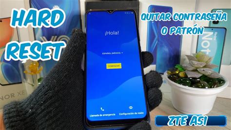 Hard Reset o Formatear ZTE Blande A51 Android 11 Quitar Patrón o