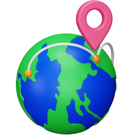 World destination 3d rendering isometric icon. 14060017 PNG