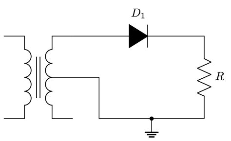 LED Diode Circuit TikZ Net