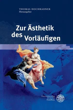 PDF Zur Ästhetik des Vorläufigen de Thomas Hochradner libro