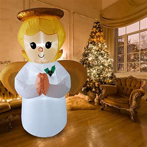 Poptrend Inflatable Christmas Decorations Feet Inflatable Angel