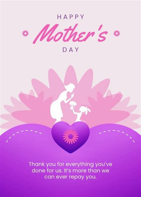 Cool Mothers Day Card Piktochart