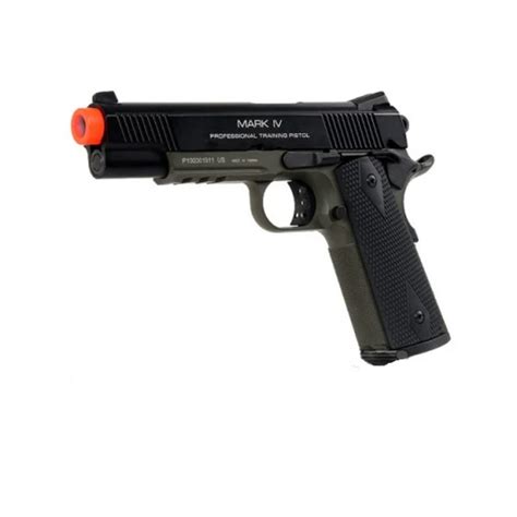 Pistola De Airsoft Kwa Gbb Mk Iv Ptp Od Airsofts Brasil