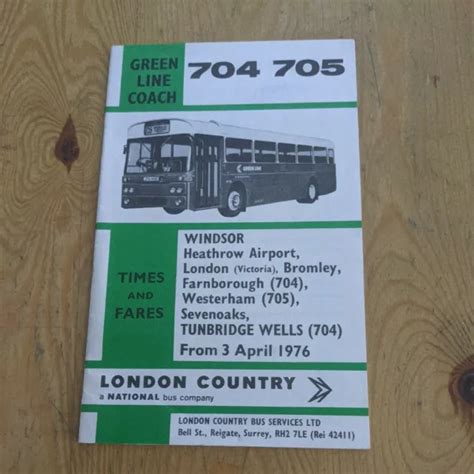 Green Line Coach Timetable London Country Tunbridge Wells Windsor