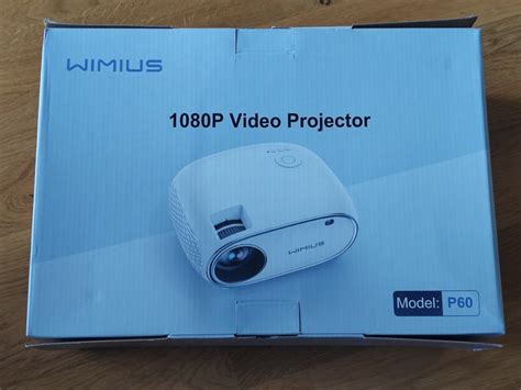 WIMIUS P60 Projektor 9500 Lumena 5G WiFi Bluetooth Projector Full HD