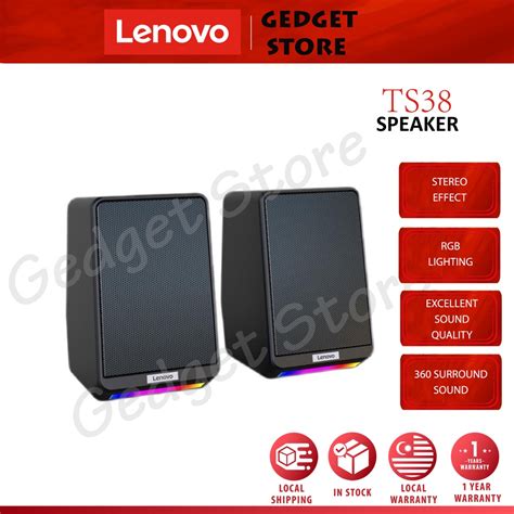 Lenovo Ts Tws Speaker Sound Box With Rgb Light Channel Hifi Stereo