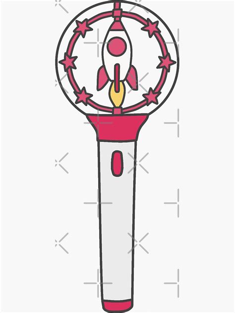 Rocket Punch Lightstick Sticker For Sale By Penghwall Redbubble