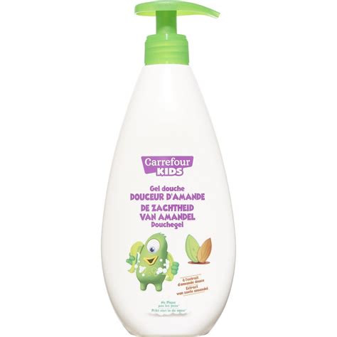 Gel douche douceur d amande CARREFOUR KIDS le flacon de 500mL à Prix