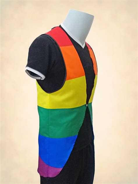 Lgbtq Gay Rainbow Pride Flag Vest Shirt Perfect Outfit T Etsy