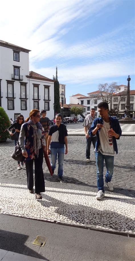 Chegada do Curso de Guias da Natureza à Câmara Municipal do Funchal