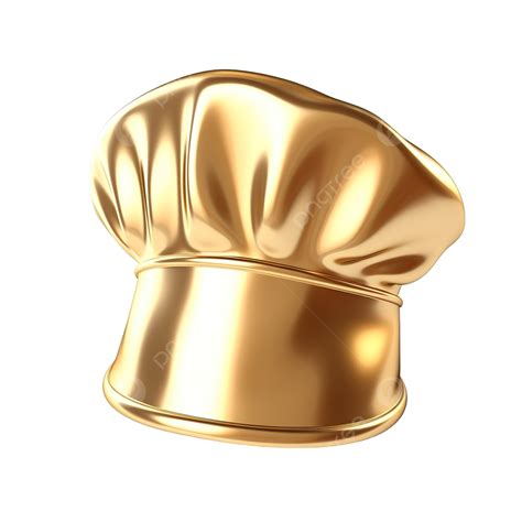 Luxury Gold Chef Hat D Illustration D Chef Hat Png Transparent