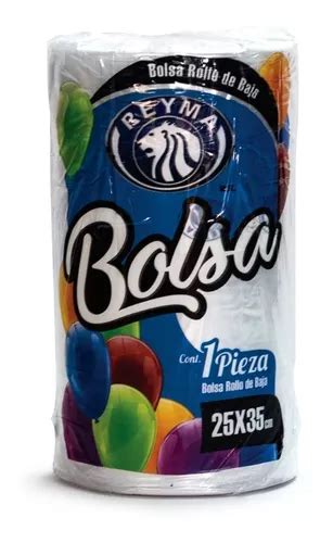 Bolsa En Rollo De Plástico 25x35 Baja Densidad 3 Kg Aprox Meses sin