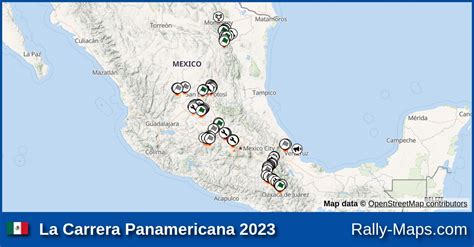 Mapy Zaplanuj La Carrera Panamericana 2023 RajdTrasa Pl