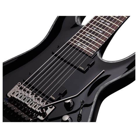 Disc Schecter Hellraiser C 8 Fr Electric Guitar Gloss Black Gear4music